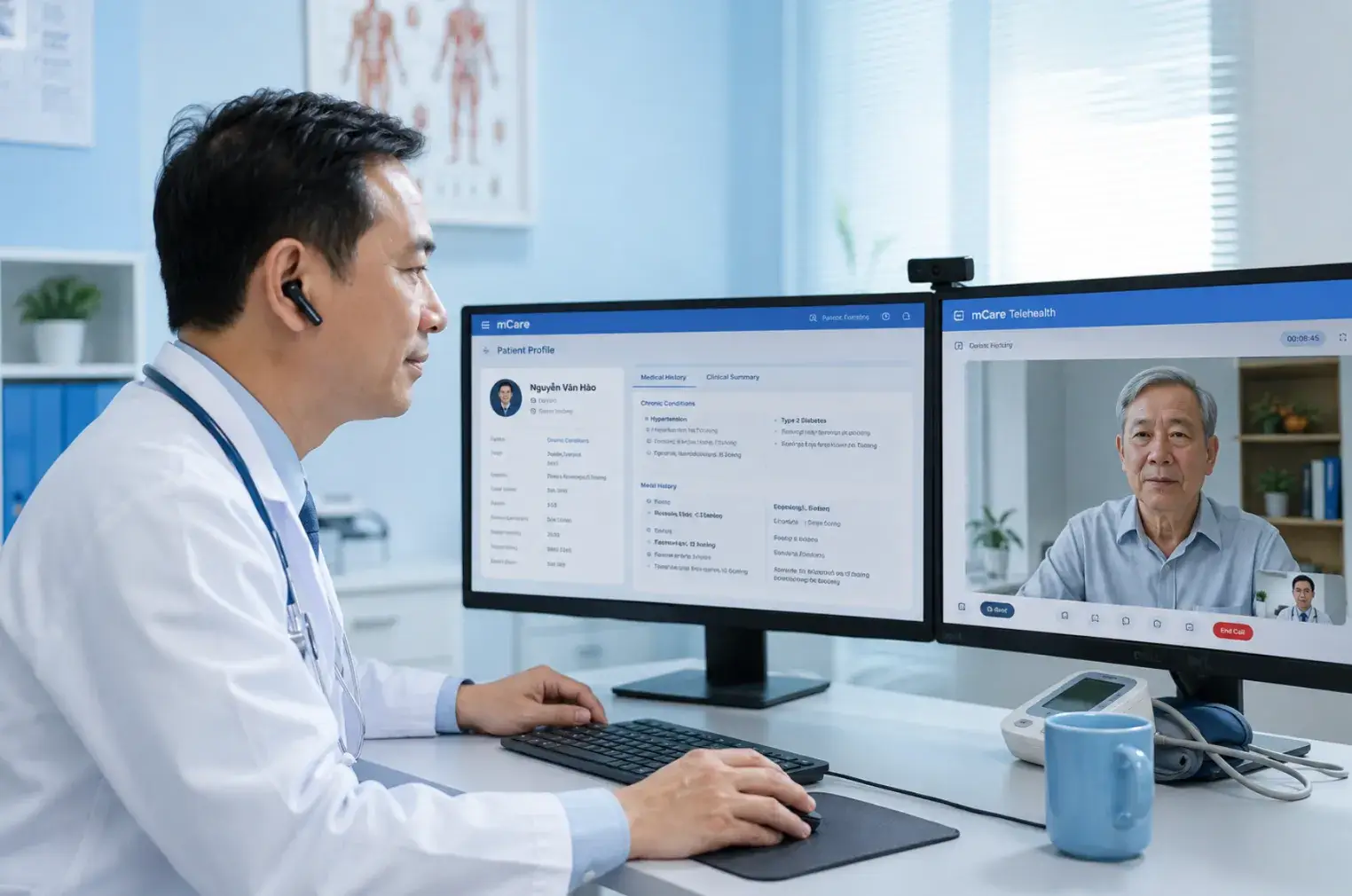 Supporting Elderly People Living Alone Through Telehealth